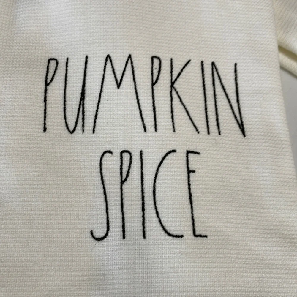 NEW Rae Dunn PUMPKIN SPICE Towel Set/2 🍁🎃🍁